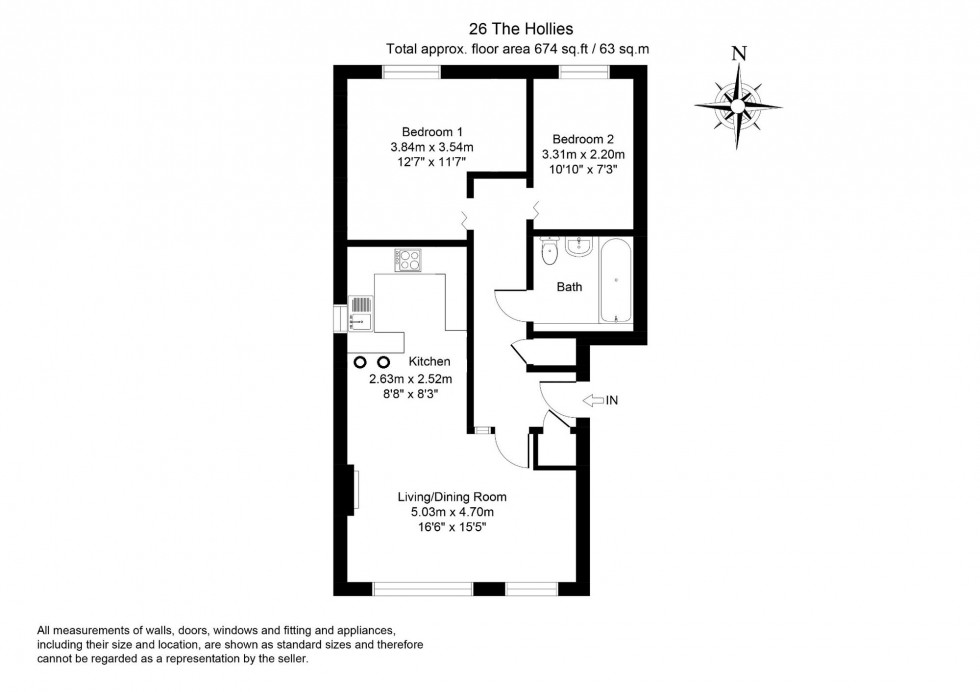 Floorplan for Maxwell Road, The Hollies Maxwell Road, HP9