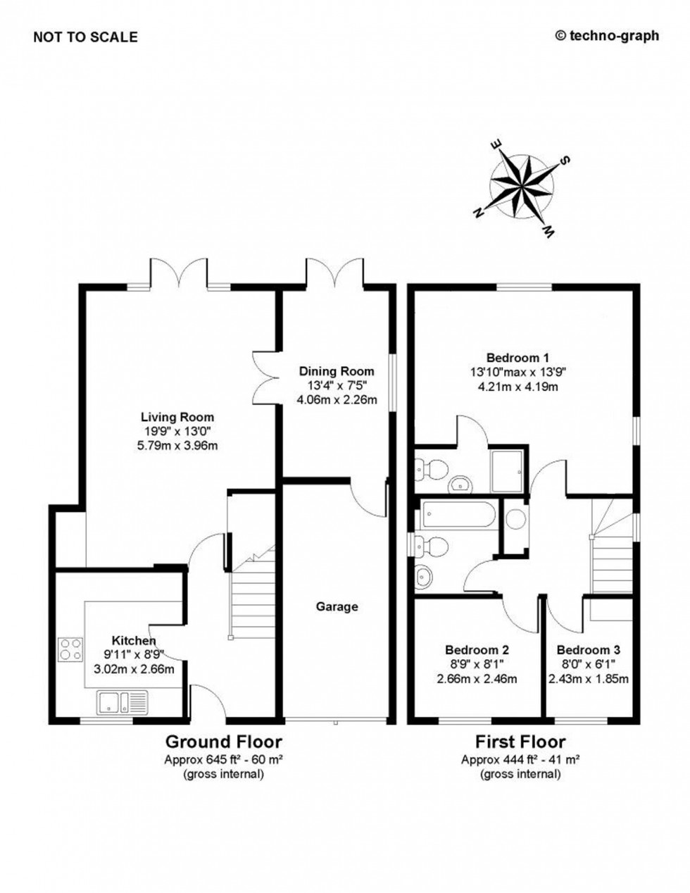 Floorplan for Old Station Way, Wooburn Green, HP10