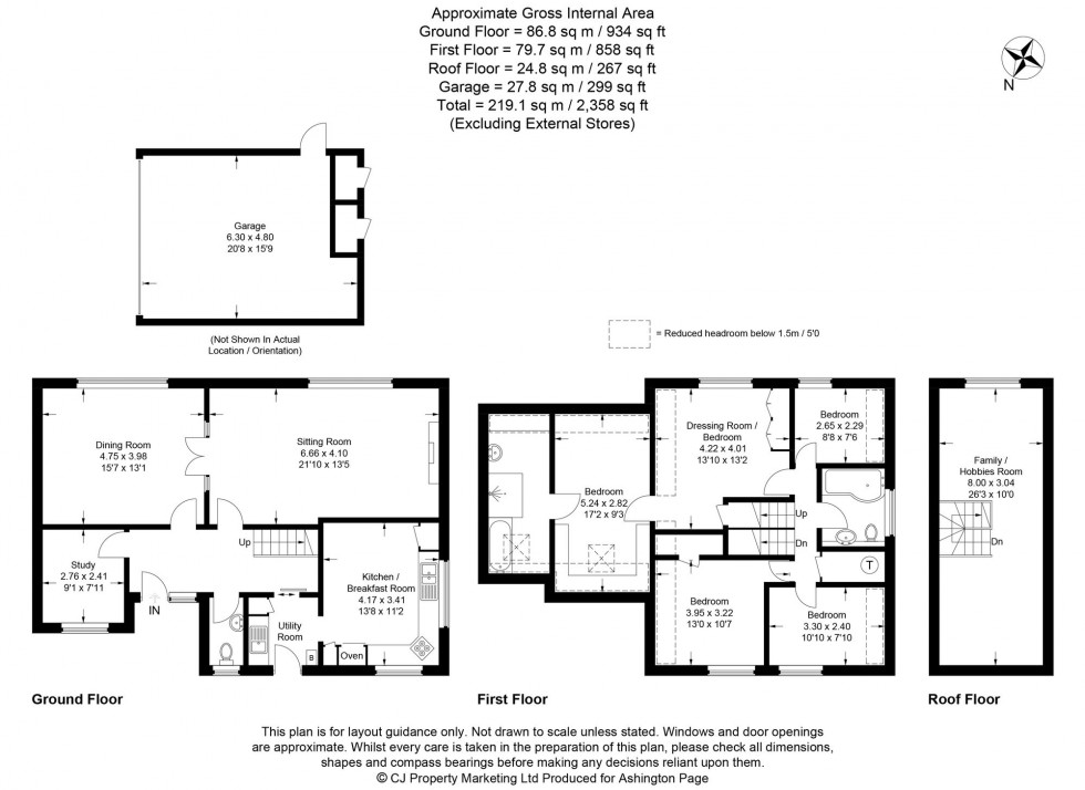 Floorplan for Bealings End, Beaconsfield, HP9