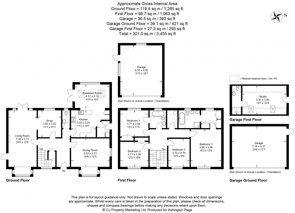 Floorplan for Bayne Hill Close, Seer Green, HP9