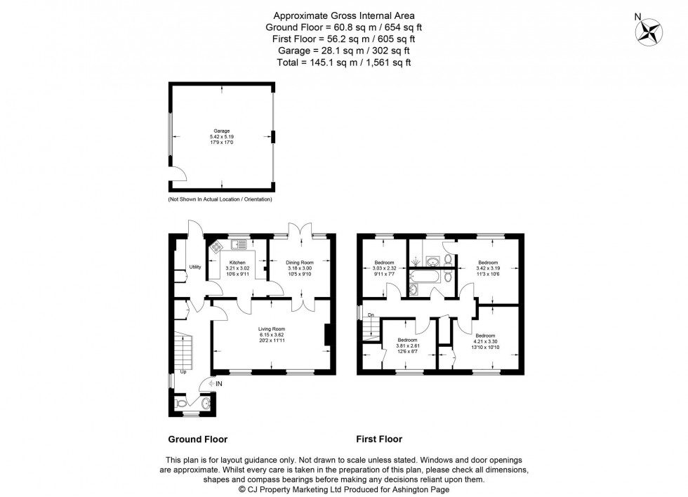 Floorplan for Godolphin Road, Seer Green, HP9