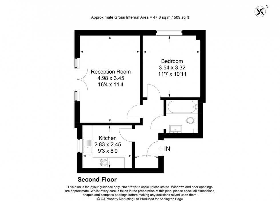 Floorplan for Post Office Lane, Callingham Court Post Office Lane, HP9