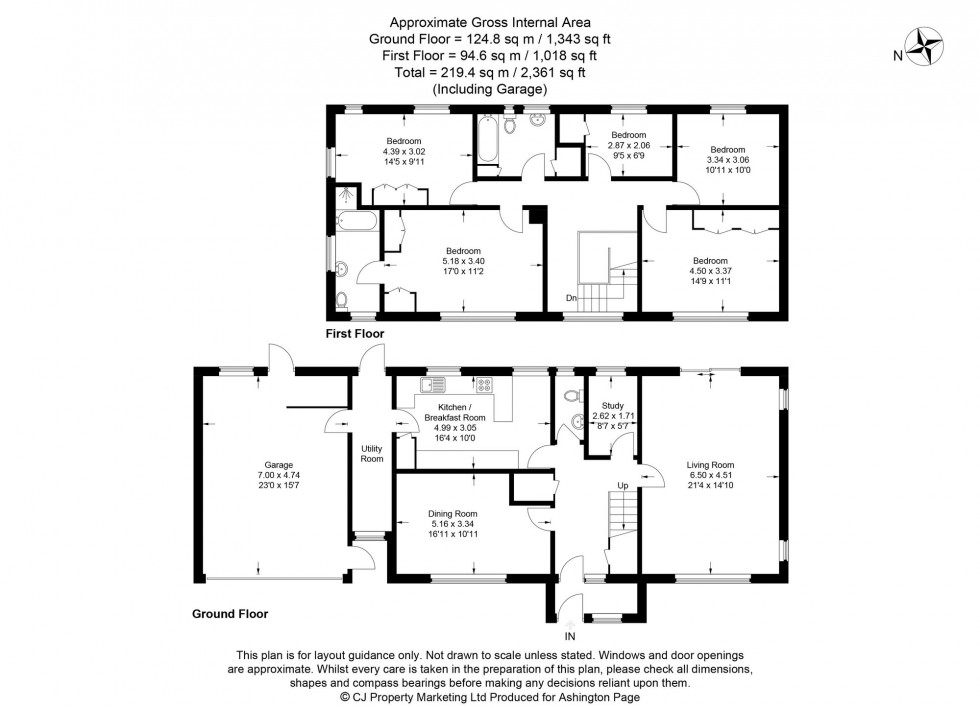 Floorplan for Eghams Wood Road, Beaconsfield, HP9