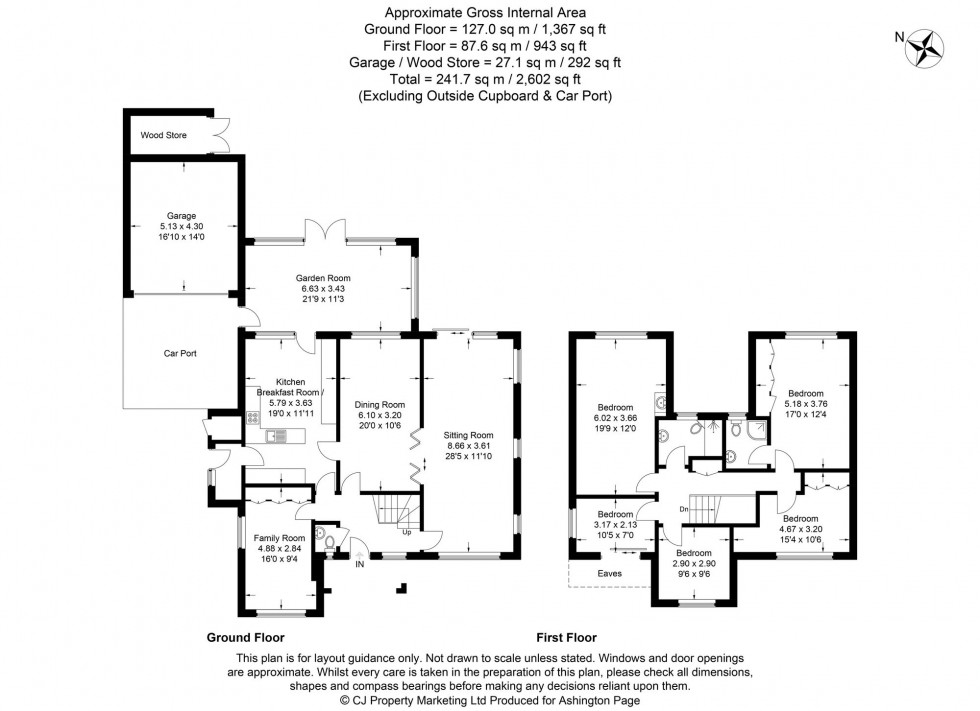 Floorplan for Burgess Wood Road South, Beaconsfield, HP9