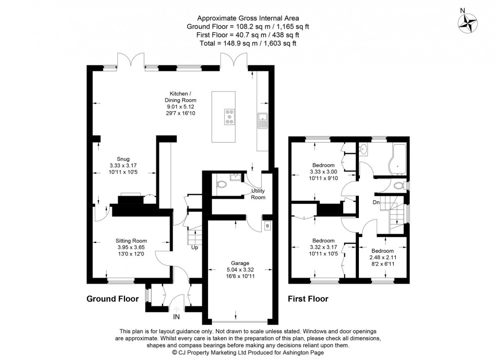 Floorplan for Candlemas Mead, Beaconsfield, HP9
