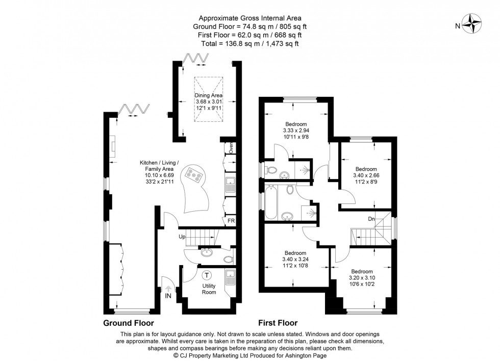 Floorplan for Wooburn Mead, Wooburn Green, HP10