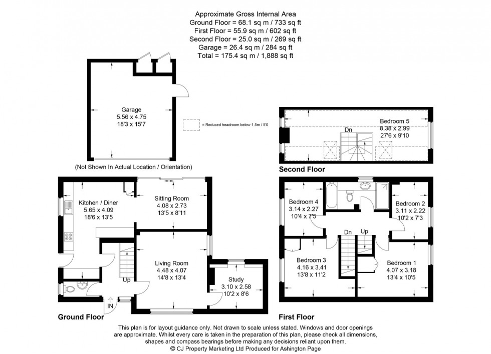 Floorplan for Mynchen Road, Beaconsfield, HP9