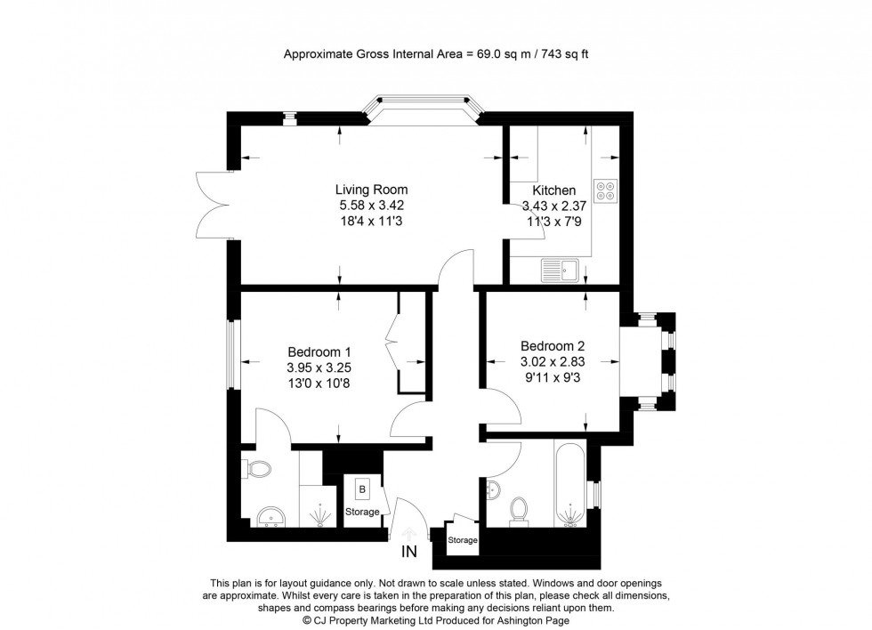 Floorplan for Reynolds Road, Beaconsfield, HP9