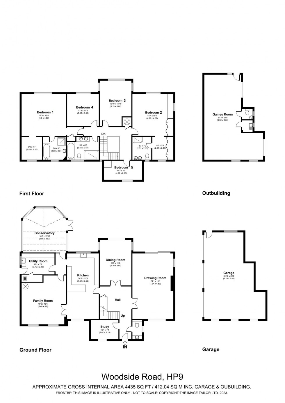 Floorplan for Woodside Road, Beaconsfield, HP9