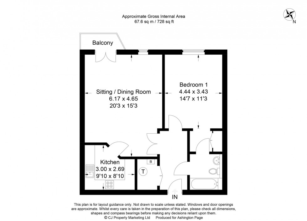 Floorplan for Post Office Lane, Beaconsfield, HP9