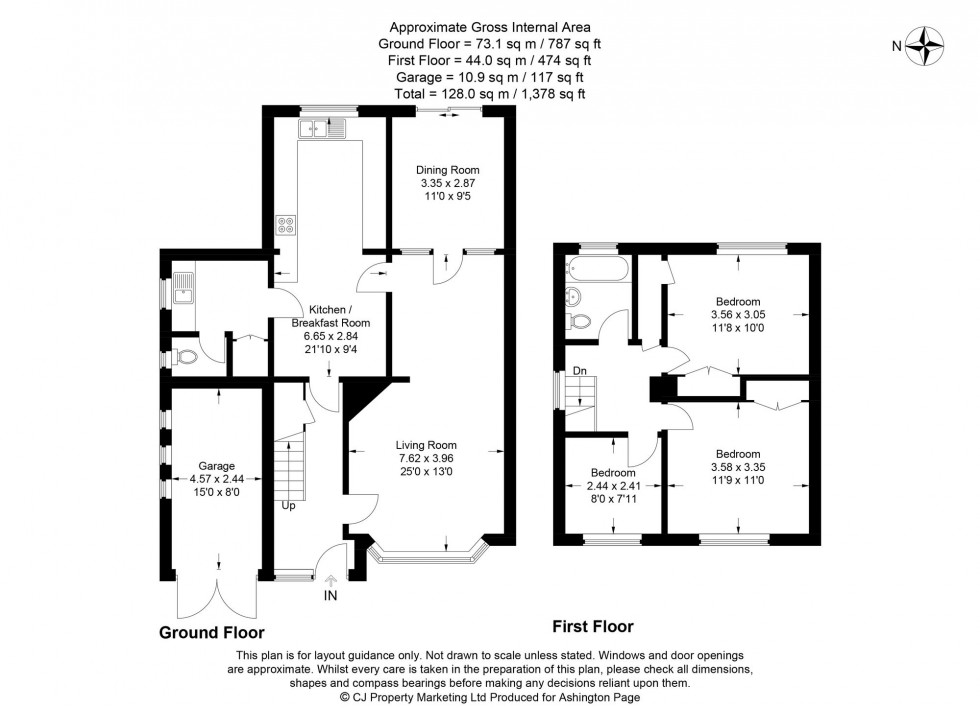 Floorplan for Heath Road, Beaconsfield, HP9