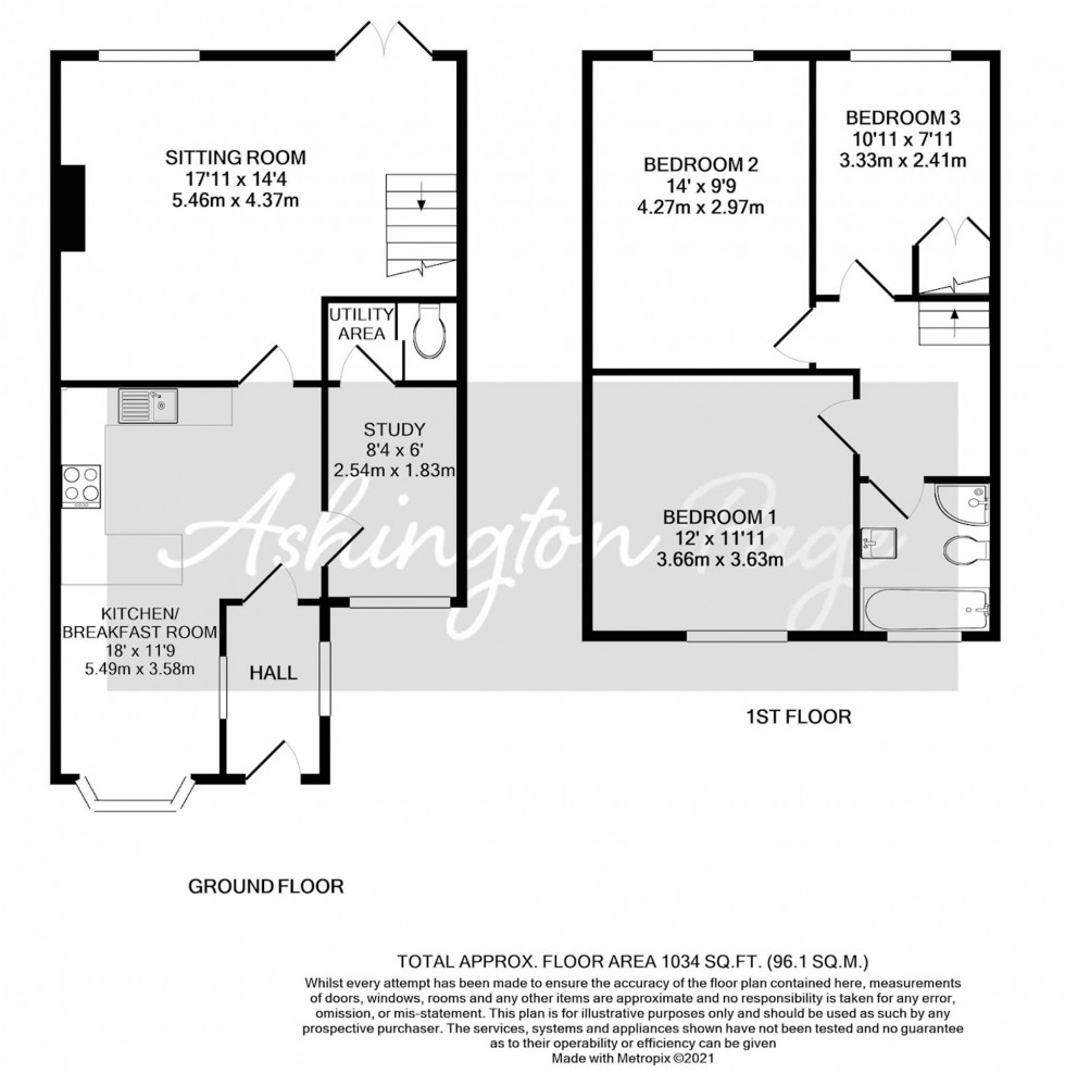 Floorplan for White Hart Meadow, Beaconsfield, HP9