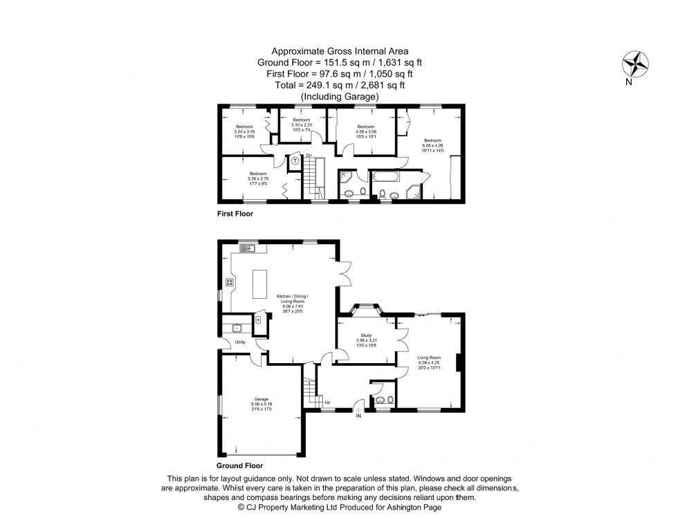 Floorplan for Oldbury Grove, Beaconsfield, HP9