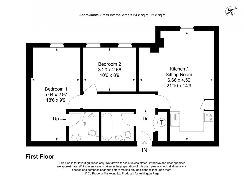 Floorplan for Sycamore Road, Amersham, HP6