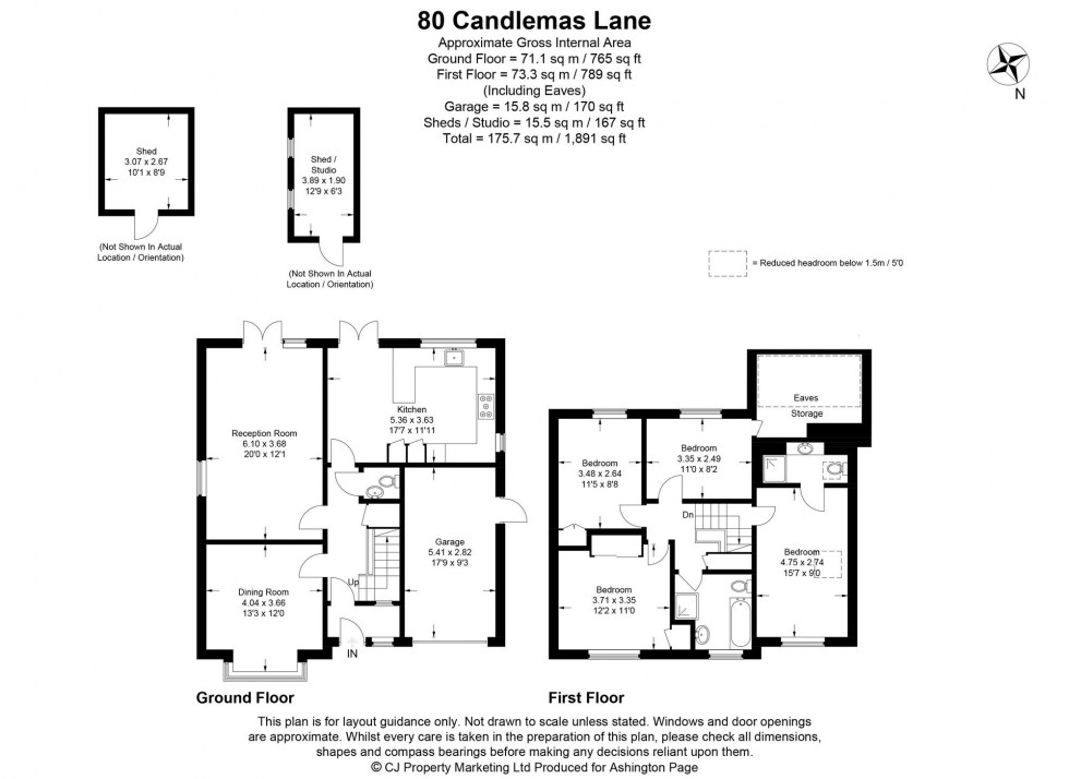 Floorplan for Candlemas Lane, Beaconsfield, HP9