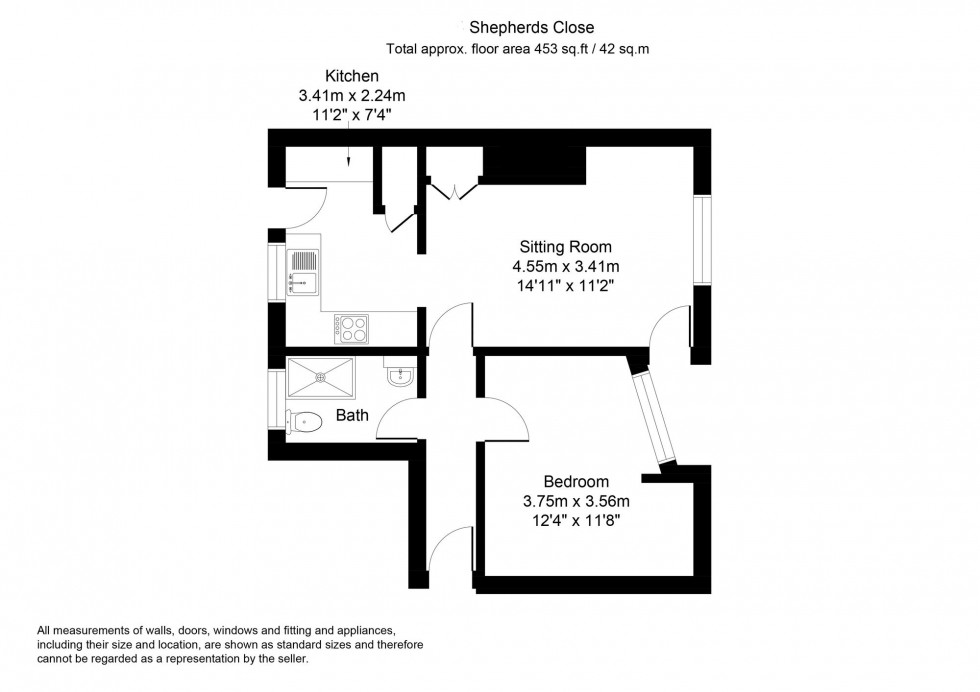 Floorplan for Shepherds Close, Beaconsfield, HP9