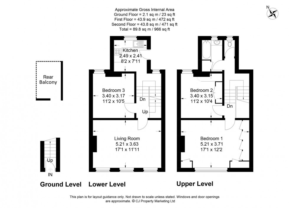 Floorplan for The Highway, Beaconsfield, HP9
