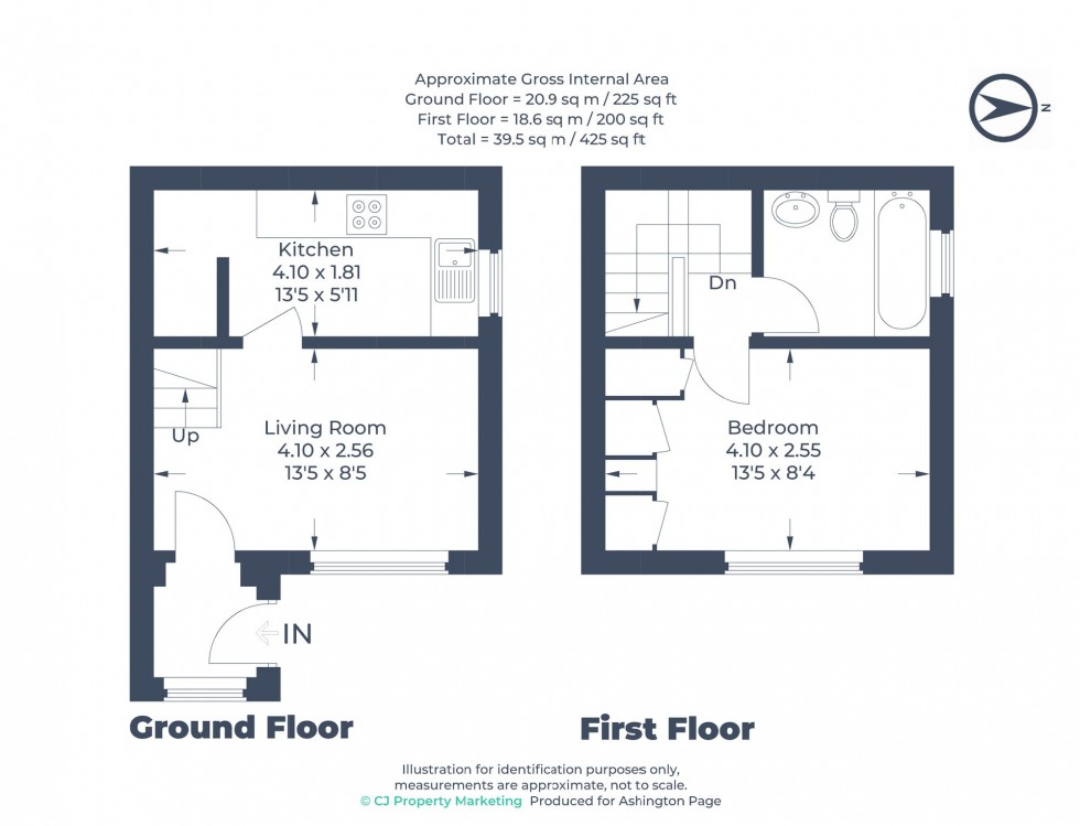 Floorplan for Jennings Field, Flackwell Heath, HP10