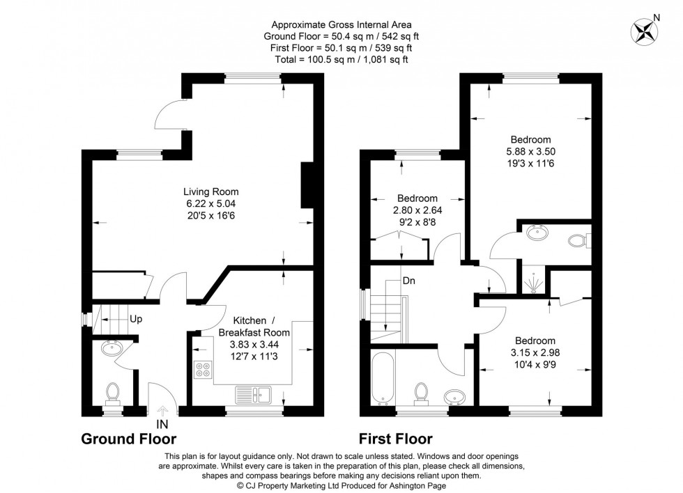 Floorplan for Miller Place, Gerrards Cross, SL9