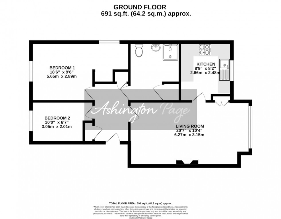 Floorplan for Maxwell Road, The Hollies Maxwell Road, HP9