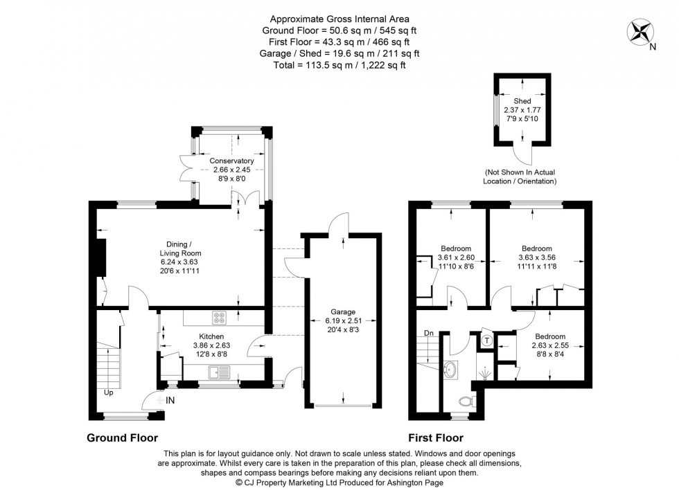 Floorplan for Heath Road, Beaconsfield, HP9
