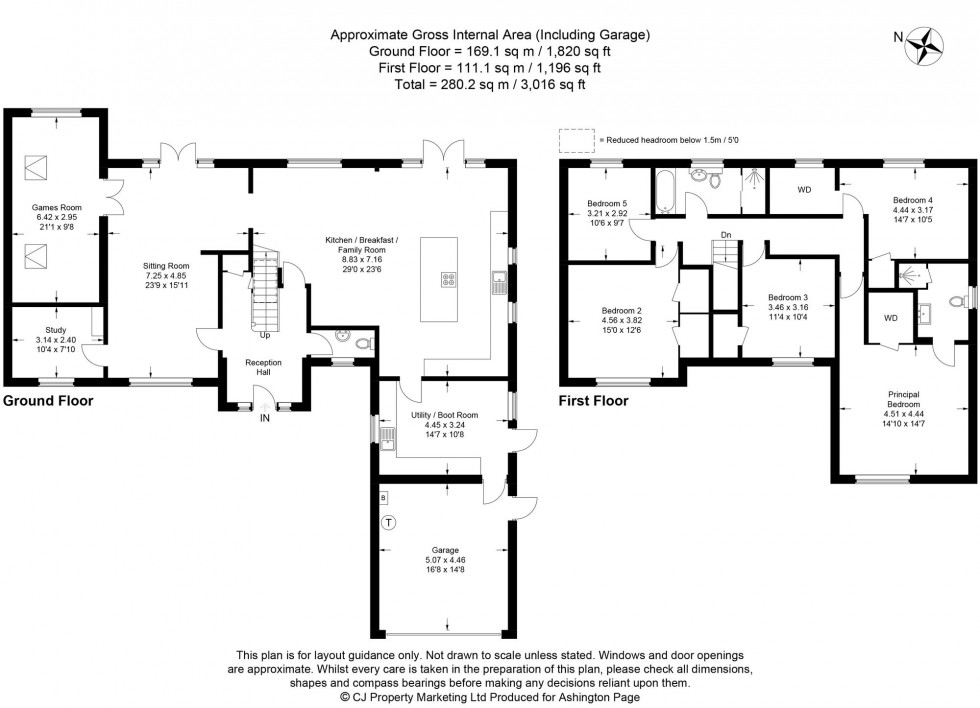 Floorplan for Knottocks End, Beaconsfield, HP9