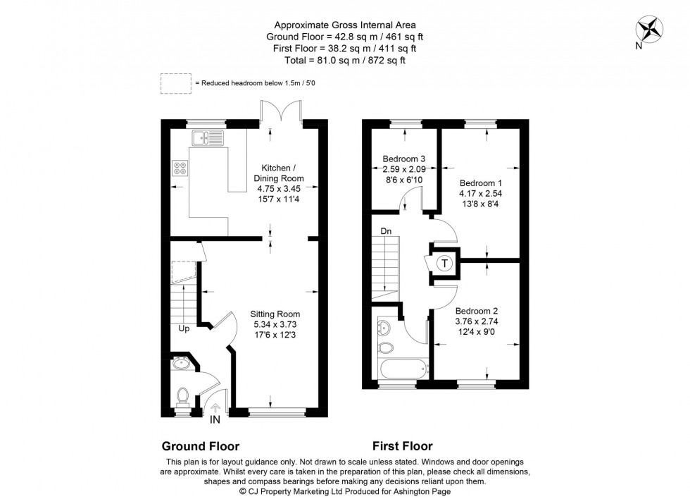 Floorplan for Kite Wood Road, Penn, HP10