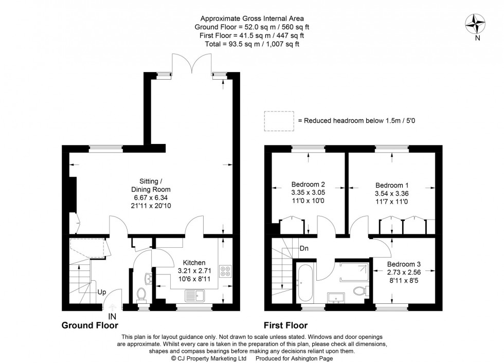Floorplan for Maxwell Road, Beaconsfield, HP9
