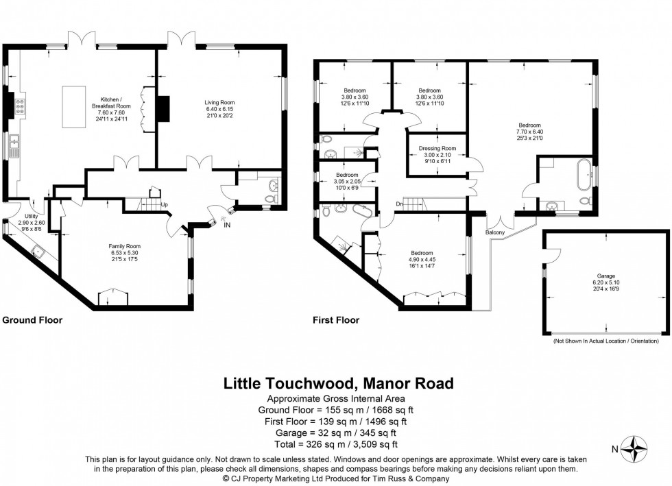 Floorplan for Manor Road, Penn, HP10