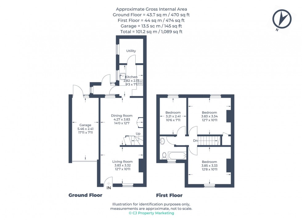 Floorplan for Lent Rise Road, Burnham, SL1