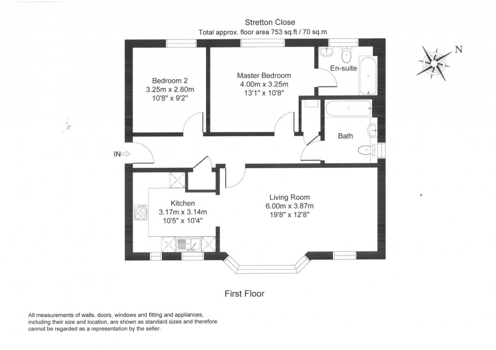 Floorplan for Stretton Close, Penn, HP10