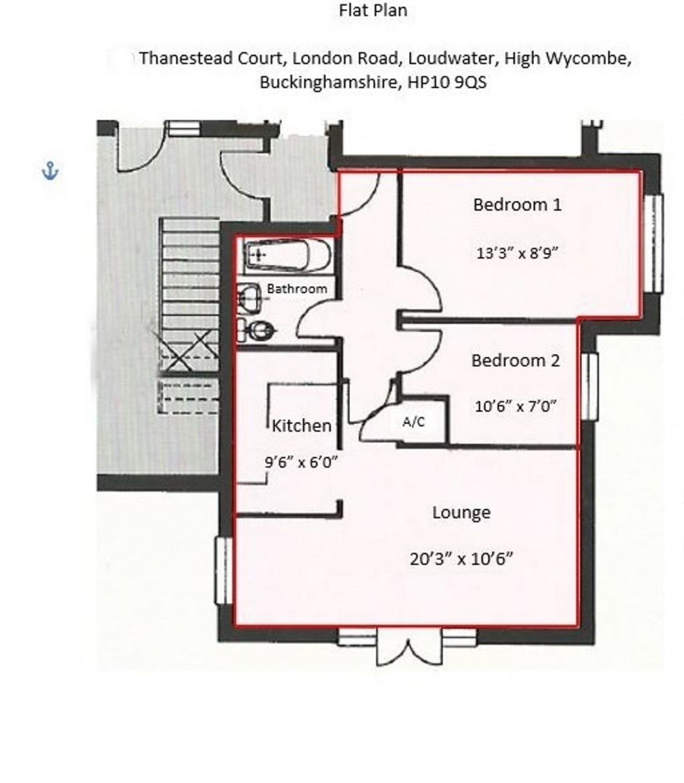 Floorplan for London Road, Loudwater, HP10