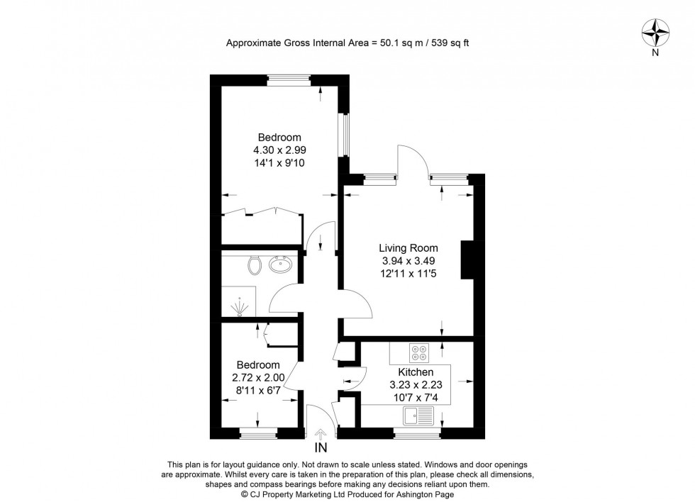 Floorplan for Orchard Close, Beaconsfield, HP9