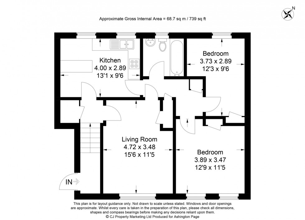 Floorplan for Long Grove, Seer Green, HP9