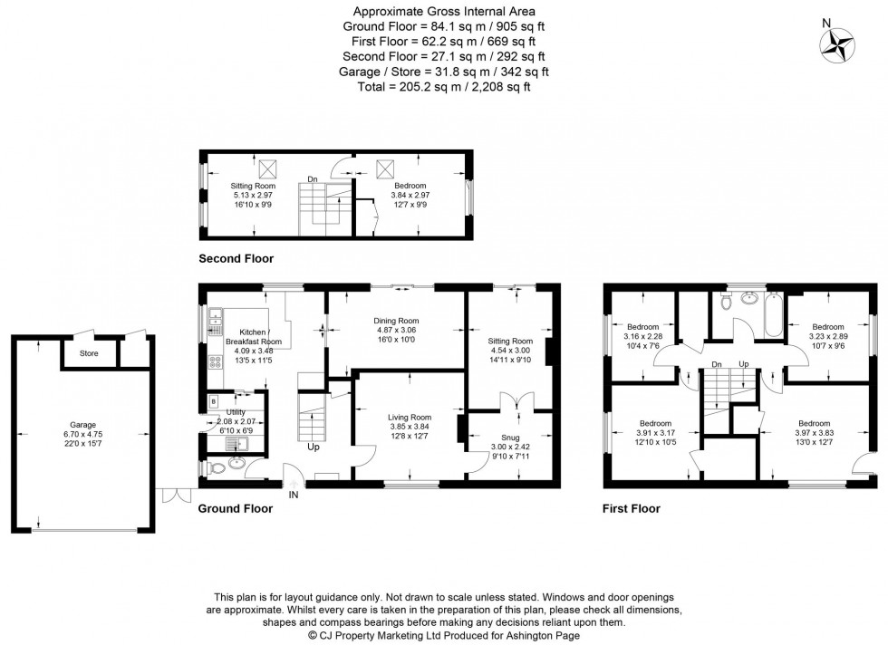Floorplan for Shrimpton Road, Beaconsfield, HP9