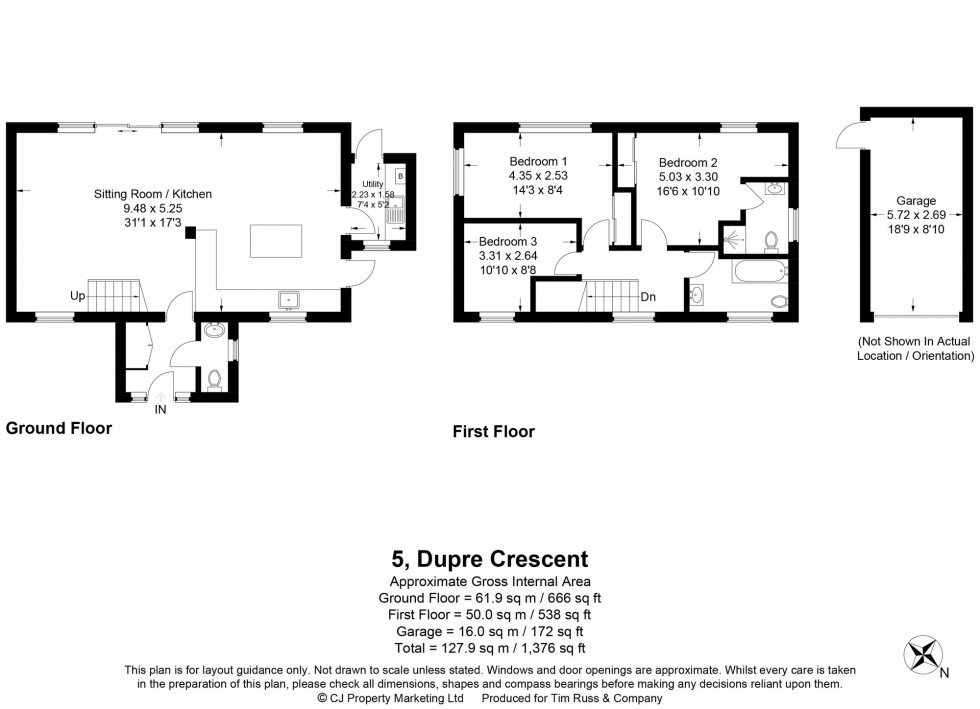 Floorplan for Dupre Crescent, Wilton Park, HP9