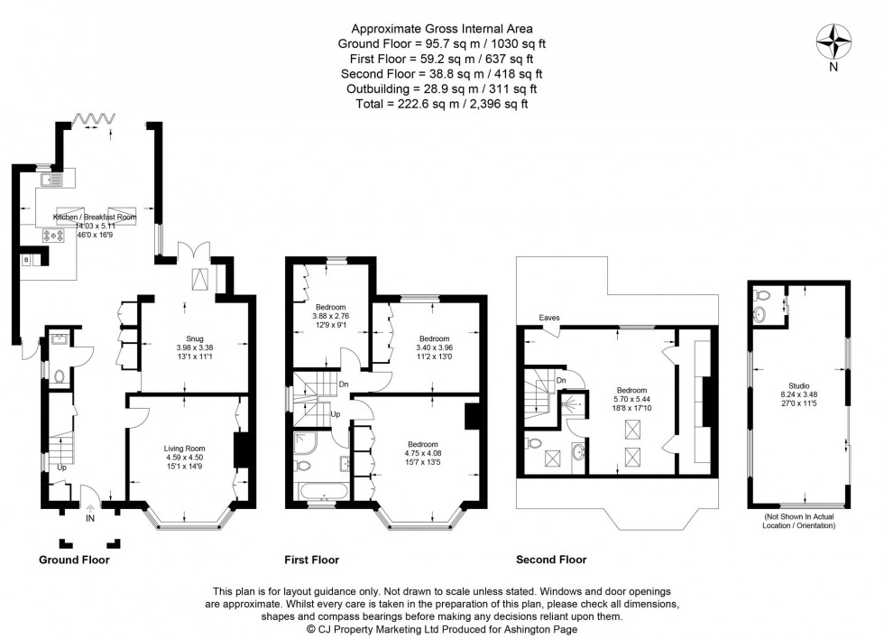 Floorplan for Baring Road, Beaconsfield, HP9